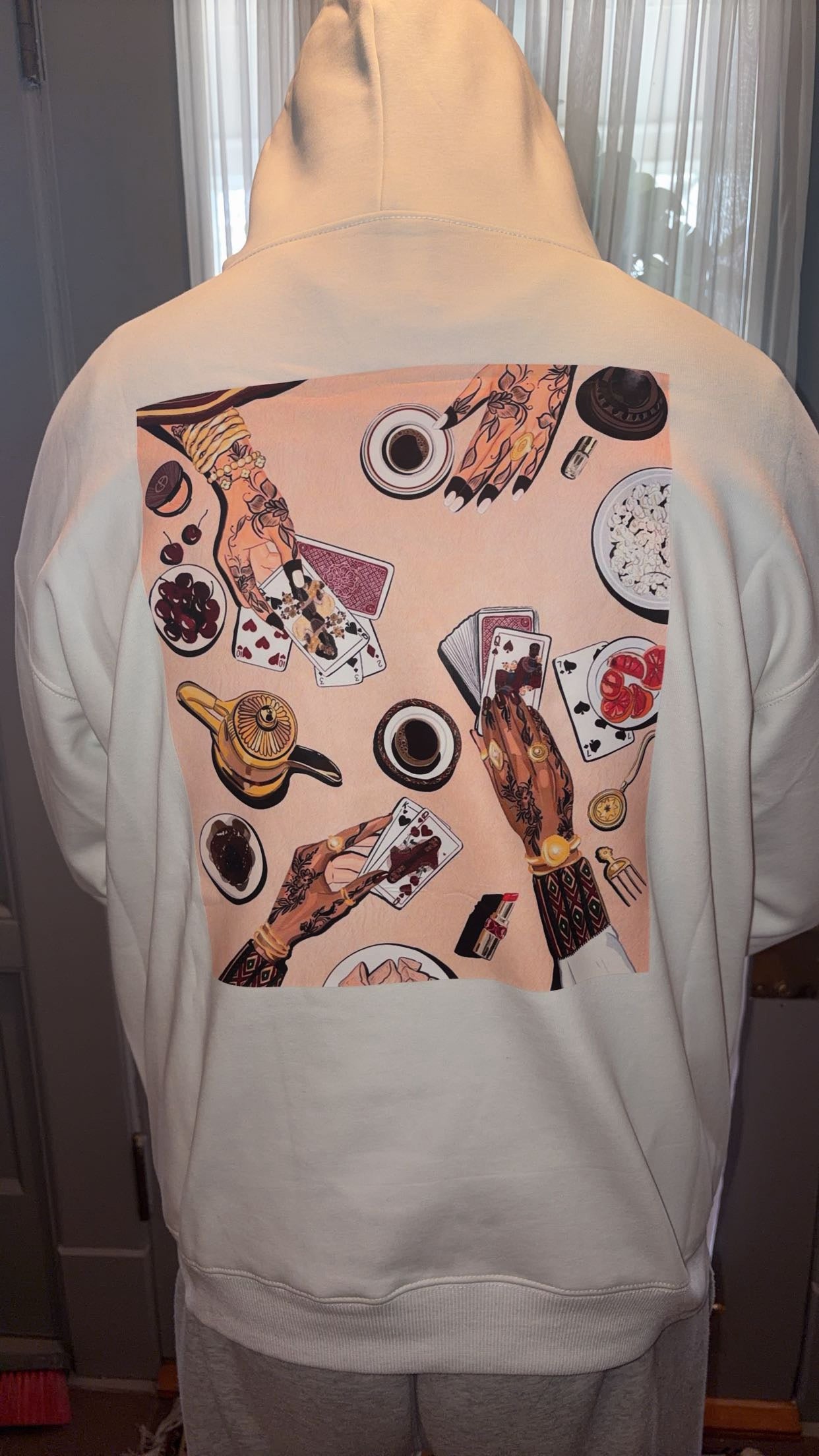 Printed Sweatshirt - Velvet lined